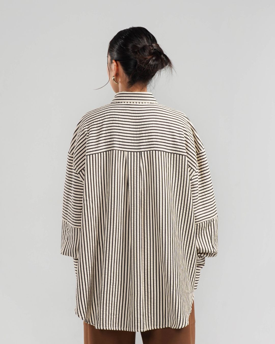 Karumi - Nao Shirt - Black Striped - Image 5